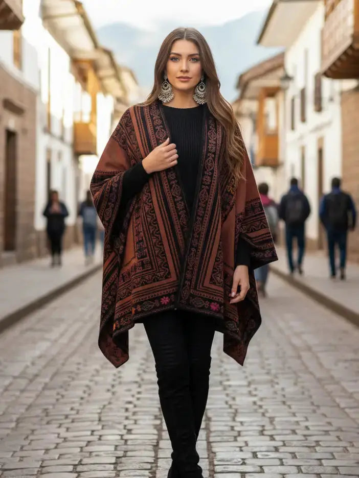 Alpaca Cape - Double Sided Grace Alpaca Dreams LLC